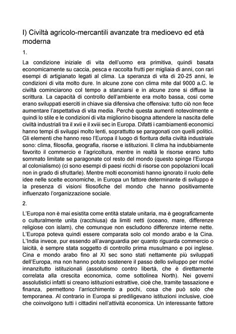 Riassunto libro Perché l Europa ha cambiato il mondo I Civiltà