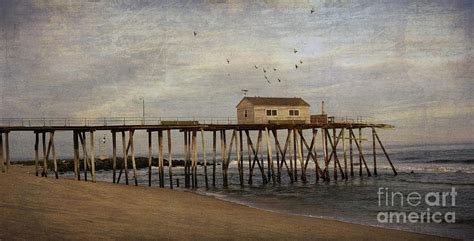 The Belmar Fishing Club Pier Photograph By Debra Fedchin