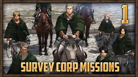 1 Survey Corps Missions Lets Play Attack On Titan Wings Of Freedom