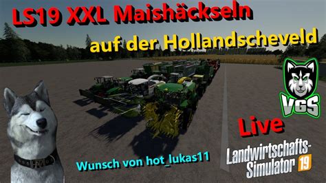 LS19 Maishäckseln mit Claas Jaguar 870 John Deere 9900i 12 Abfahrer