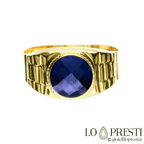 Anello Uomo Donna Fascia Mignolo Chevalier In Oro Giallo Kt Lucido