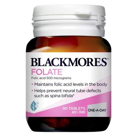 Jual Blackmores Folate Maintains Asam Folic Acid 90 Tabs Vitamin Ibu