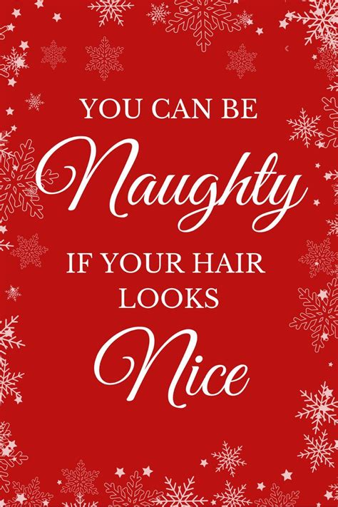 Free Christmas Hair Salon Posters Christmas Salon Hair Salon Quotes