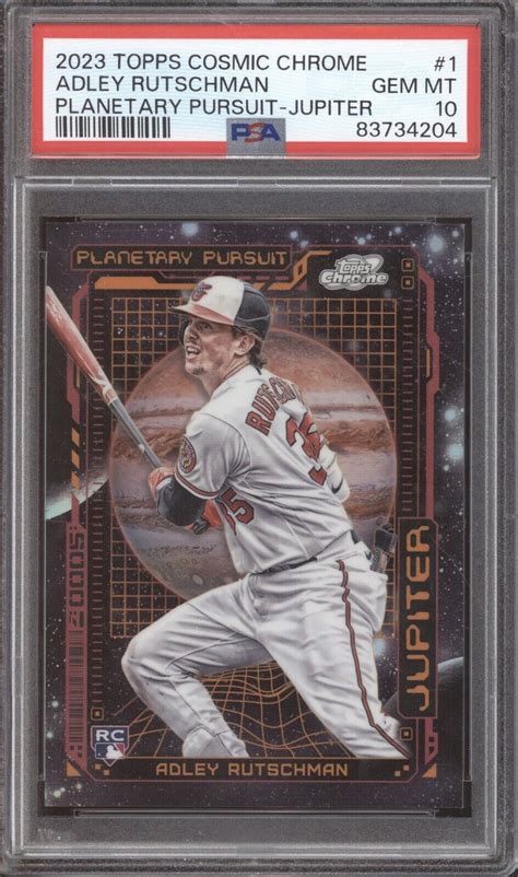 Adley Rutschman 2023 Topps Cosmic Chrome PPJ 1 Planetary Pursuit