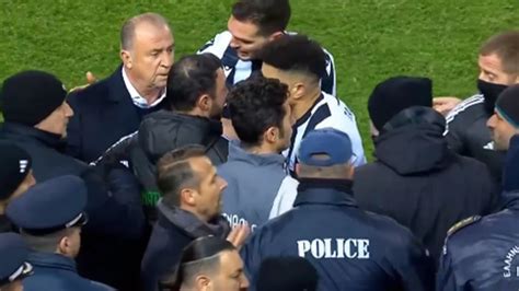 Fatih Terim ile Lucescunun oğlu birbirine girdi Polis sıkıntı ayırdı