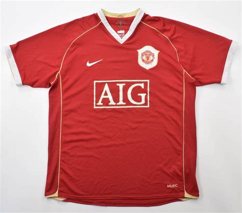 2006 07 MANCHESTER UNITED SHIRT L Football Soccer Premier League