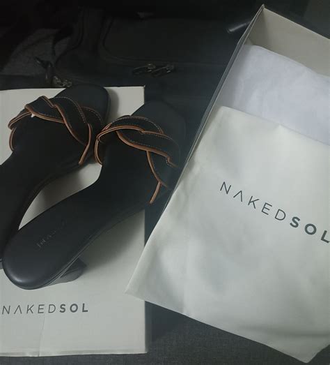 Nakedsol Dory Heels Two Tone Black Tan Fesyen Wanita Sepatu Di Carousell