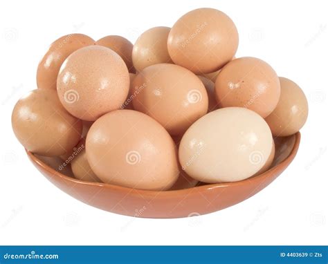 Brown Chicken Eggs Stock Image Image Of Shape Close 4403639