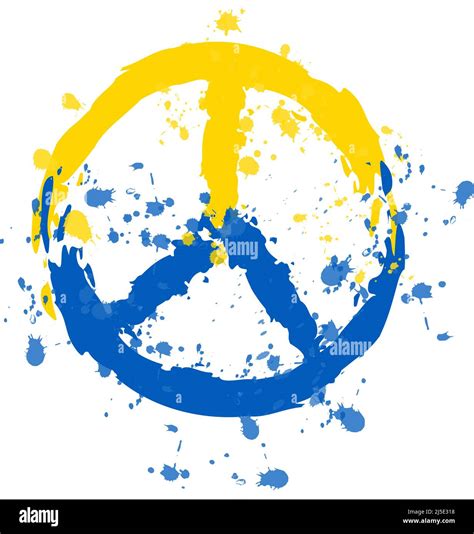 Anti War Peace Symbol Vector Illustration Stock Vector Image And Art Alamy