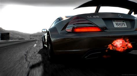 Mercedes Benz Sl65 Amg Black Series Live Wallpaper Moewalls