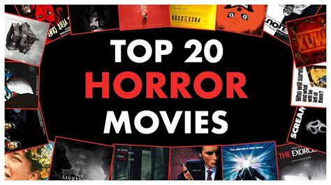 Top 20 Horror Movies Youtube