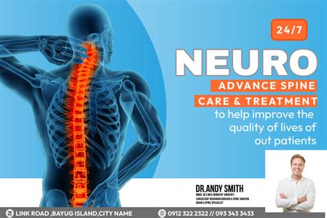 Neuro Spine Care Treatment Template Postermywall