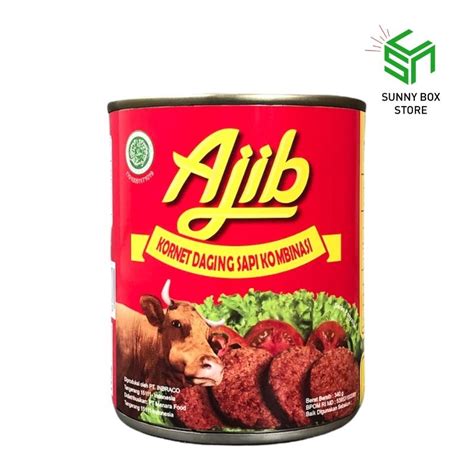 Jual Kornet Sapi Kombinasi Corned Beef Combination Ajib 340gr Shopee