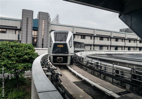 Changi Airport Skytrain Automated People Mover APM Connecting