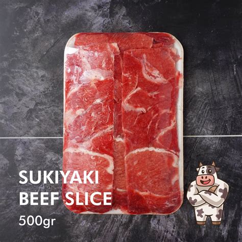 Jual Daging Sapi Sukiyaki Slice Beef Slice Low Fat Gr Gr Kg