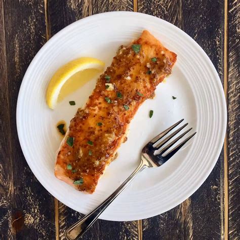 Maple Dijon And Garlic Salmon {dietitian Recipe}