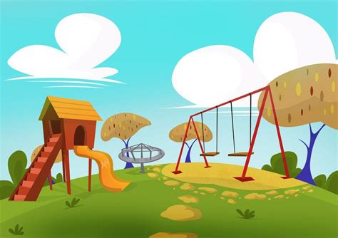 play ground background | Cartoon park, Cartoon background, Playground