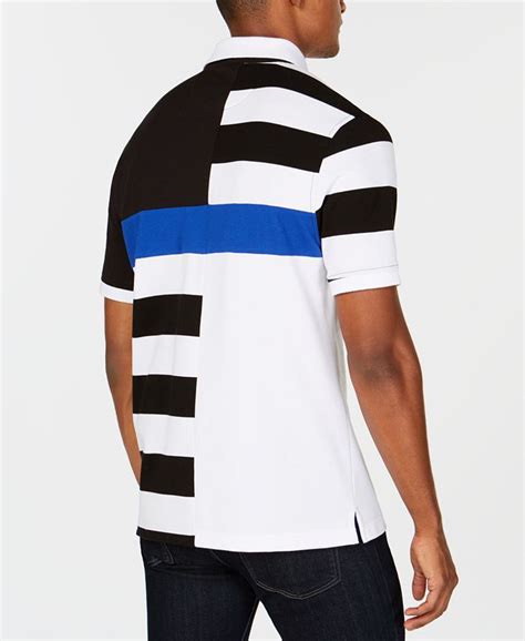 Club Room Mens Striped Colorblocked Polo Created For Macys Macys