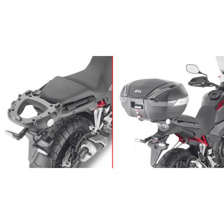 Givi 1121FZ Porte bagages arrière pour montage Monokey et Monolock Top