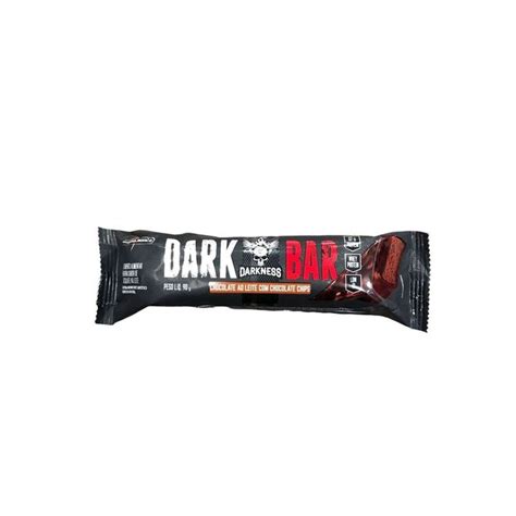 Barra De Proteína Dark Bar Chocolate Ao Leite Com Chocolate Chips 90g