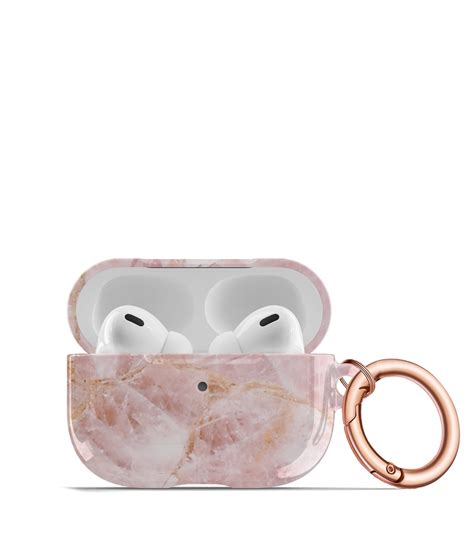 Rose Quartz Airpod Case Pink Marbled Airpods Pro Hard Cover Etsy