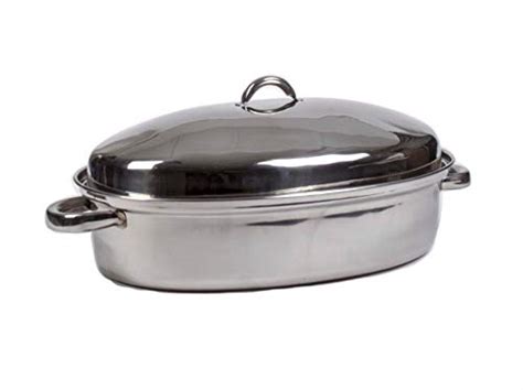 Oval Roaster Pan with Lid – Oven Roaster Pans – - Cooks Pantry