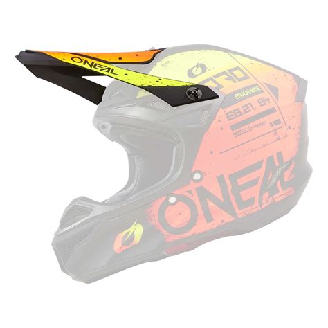 Casquette Casque Cross ONeal 5SRS Polyacrylite Scarz V 24 Noir Rouge