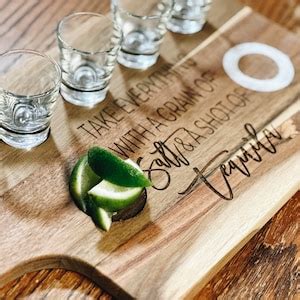 Tequila Shot Board, Tequila Board, Tequila Gift, Tequila Flight Board ...