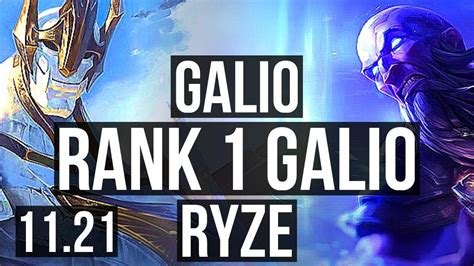 Galio Vs Ryze Mid Rank Galio Rank Euw Challenger