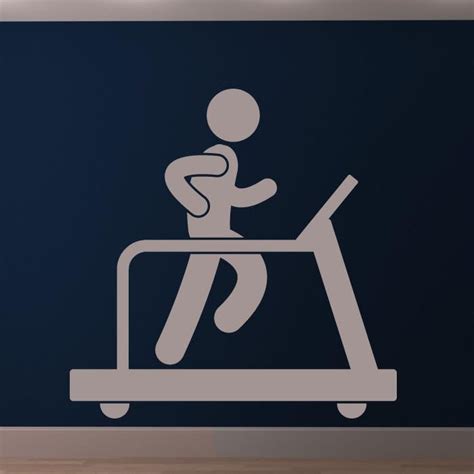 Treadmill Gym Runner Wall Art Sticker Apex Stickers