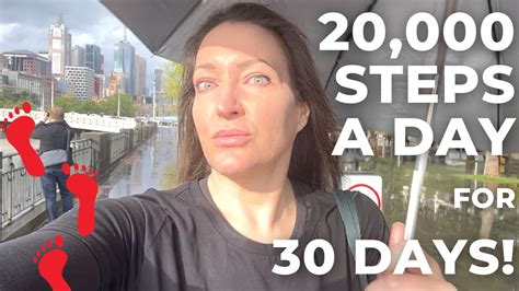 I Tried Walking 20 000 Steps A Day For 30 Days Youtube