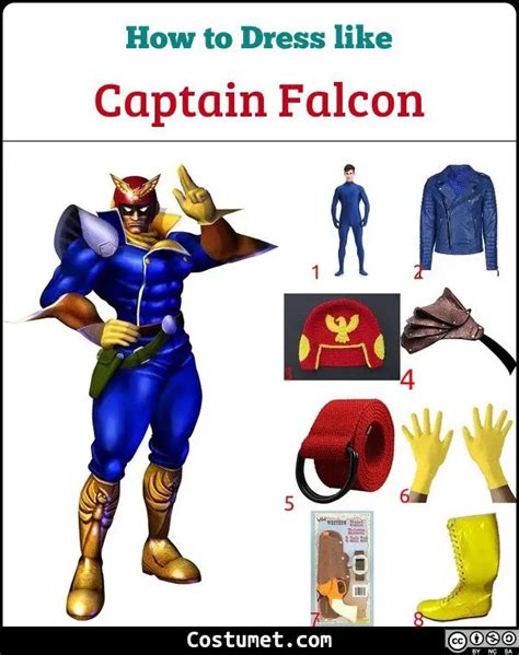 Captain Faclon (F-Zero) Costume for Cosplay & Halloween