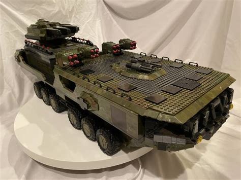 Share Project Mega Bloks Construx Custom Halo Unsc Mammoth Prime In