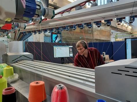 IIoT Demonstrator Von Textil Vernetzt Im Einsatz Textile Network