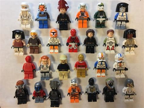 Lego® Bulk Minifigure Lot Of 10 Random Mixed Star Wars Figures Etsy