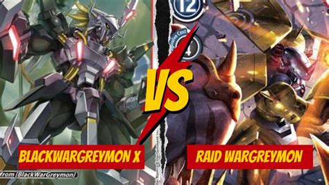 Blackwargreymon X Vs Raid Wargreymon Digimon Tcg Bt Tournament