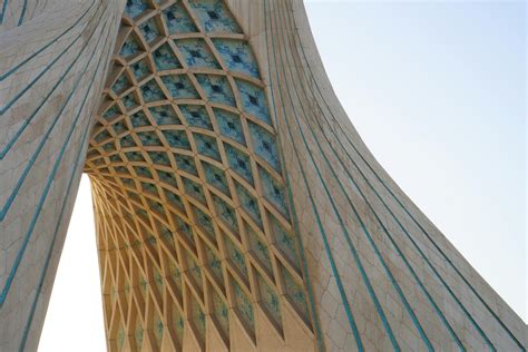 Archway of the Azadi Tower in Tehran · Free Stock Photo