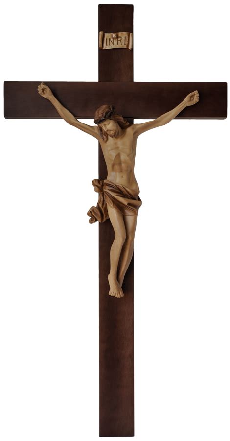 Large Wall Crucifix Hardwoodresin 33