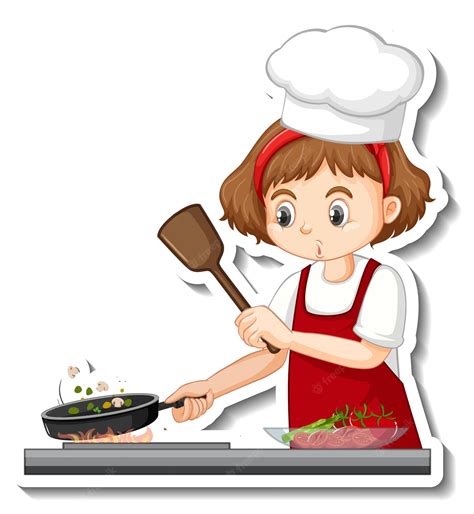 Female Cook Clipart