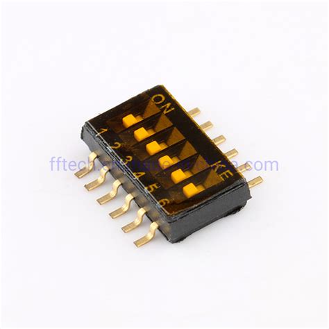 Spdt PCB DIP Switch 1 27mm 2 54mm Pitch Piano DIP Switch SMD 1pin 8pin