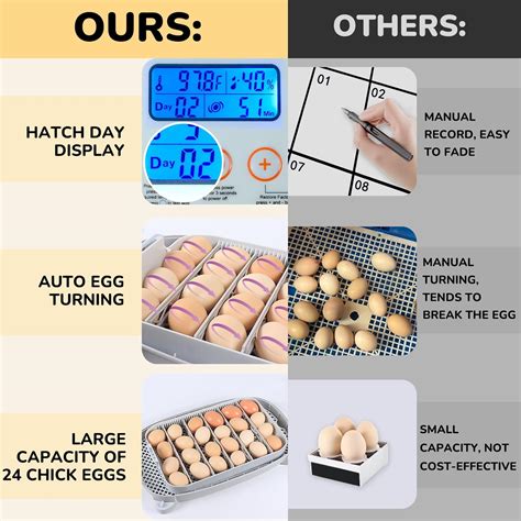 Coclily Incubadoras De Huevos Para Incubar Huevos Con Indicaci N De