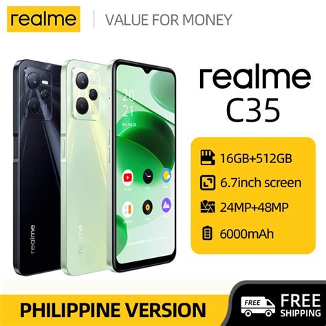 Realme C Original Smartphone Gb Mobile Phone Inch Hd Full