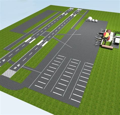 Printable Model Airport Runway