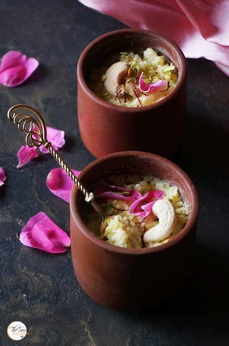 Swang Ke Chawal Ki Phirni Barnyard Millet Saffron Milk Pudding The