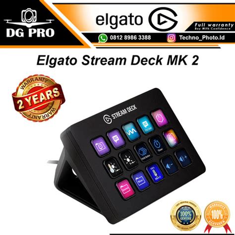 Jual Elgato Stream Deck MK 2 Streaming Deck Control Pad BLACK