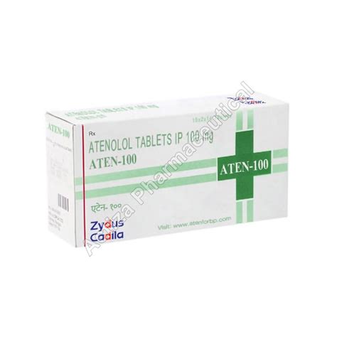 Atenolol 100 Mg Tablet For Personal Packaging Size 1 14 At Rs 159