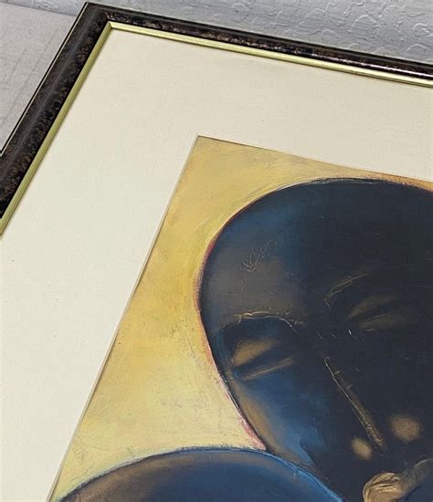 Maurice Evans Maurice Evans Original Mixed Media Portrait 20th