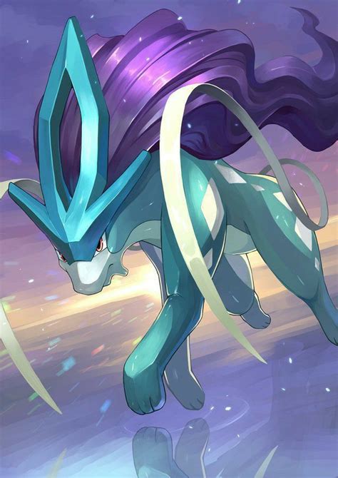 Pokemon Wallpaper for Phone (Suicune) Pokemon Agua, Water Type Pokemon ...