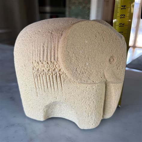 Marbell Stone Art Belgium Elefant Skulptur I Sa K P P Tradera