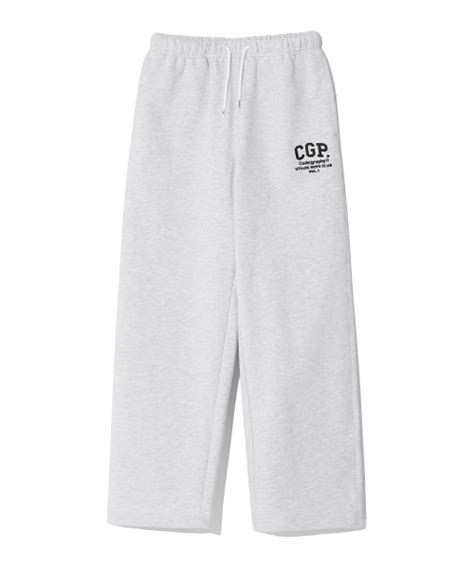 Musinsa Codegraphy Cgp Arch Logo Sweatpants Melange Gray